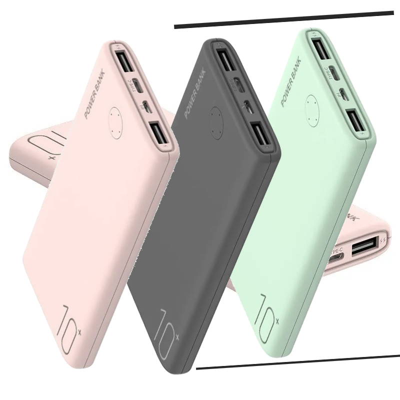 Power Bank Slim - Pengisi Daya Portabel Ultra Ramping 10000mAh