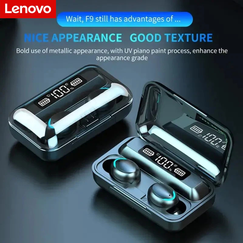 Wireless Earbuds Case - Headphone Nirkabel Bluetooth Lenovo F9 -