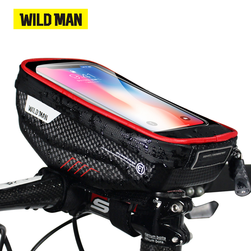 Youtube Phone Accessories - WILD MAN tas sepeda 6.0 inci,