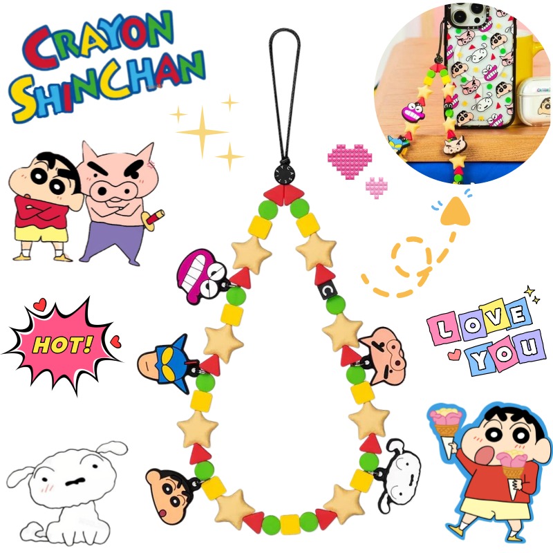 Phone Accessories Chain - Crayon Shin-chan Nohara Shinnosuke Baru, Aksesoris