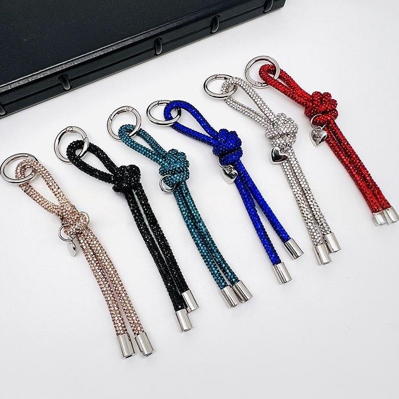 Phone Accessories Unique - 【YY34】Gantungan Kunci Kristal Bentuk Kupu-Kupu Untuk
