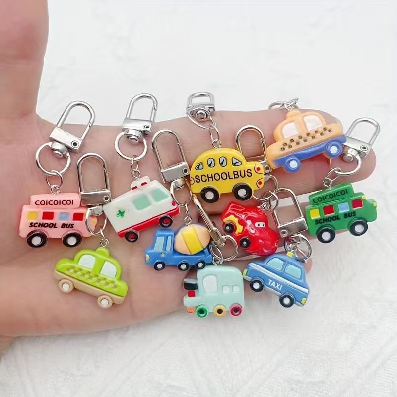 Phone Accessories For Car - 10 buah gantungan kunci mobil kartun