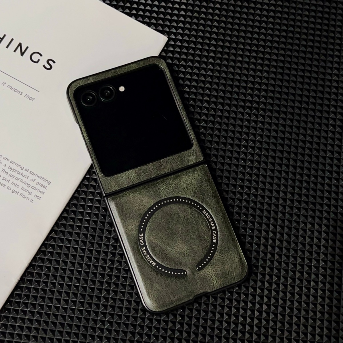 Retro Handset Phone - Casing Ponsel Pengisian Daya Nirkabel Magnetik