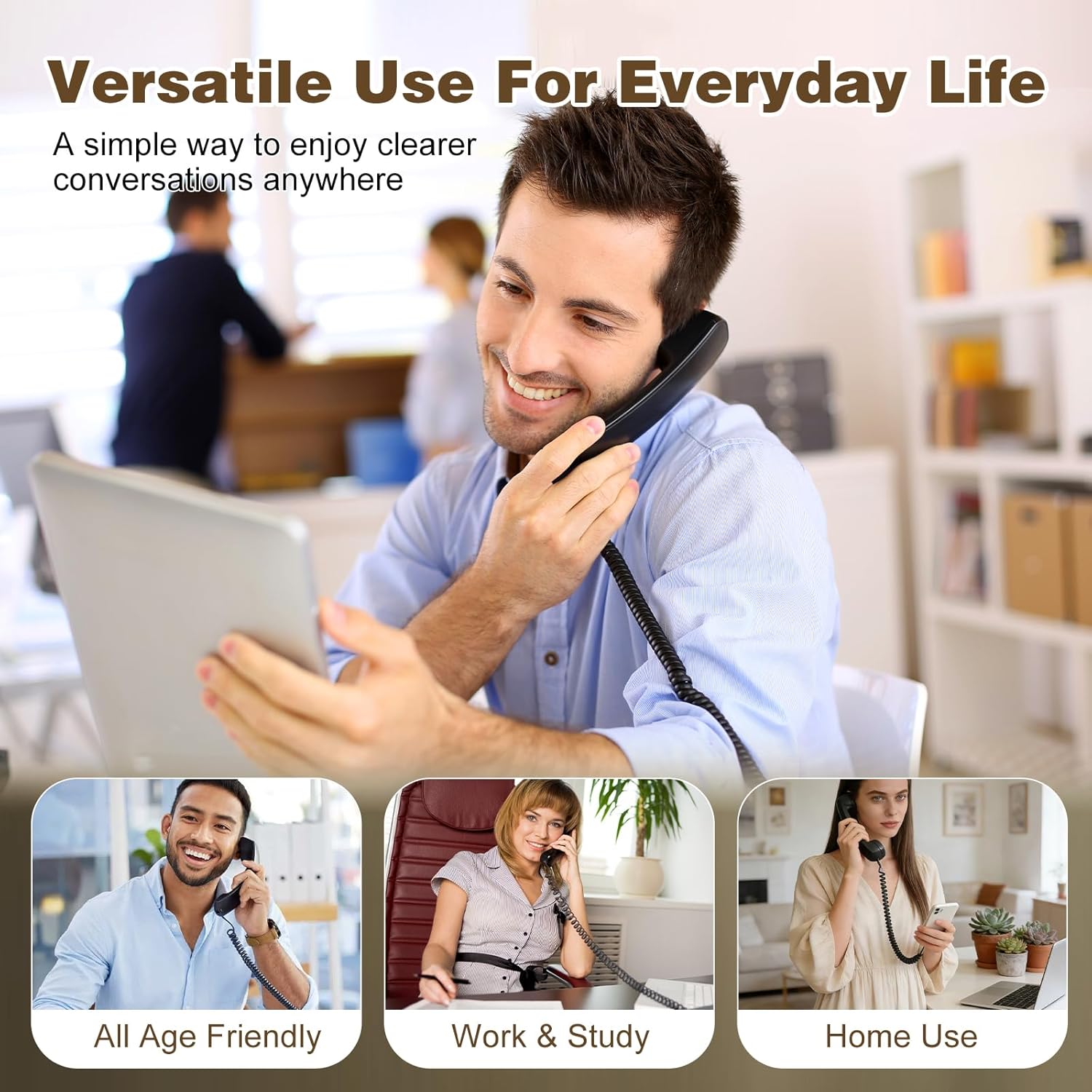 Handset Retro untuk Ponsel, Ha - Retro Handset Phone ulasan dan harga