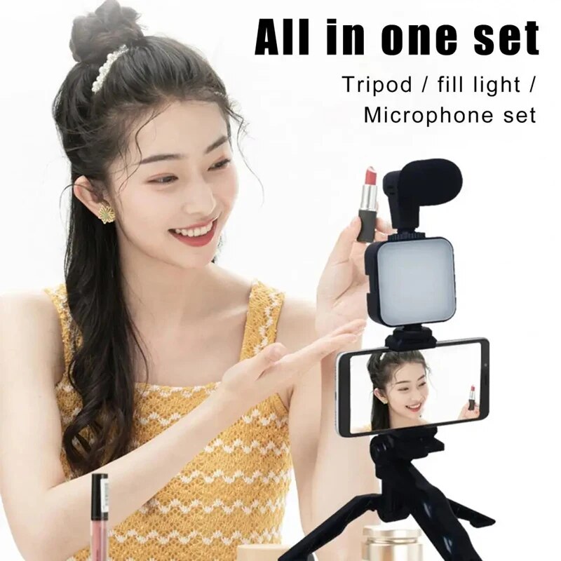 Kit Vlog ponsel pintar dengan  - Youtube Phone Accessories ulasan dan harga