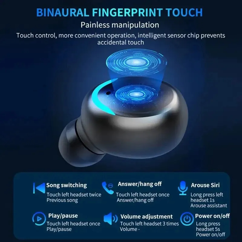 Headphone Nirkabel Bluetooth L - Wireless Earbuds Case ulasan dan harga