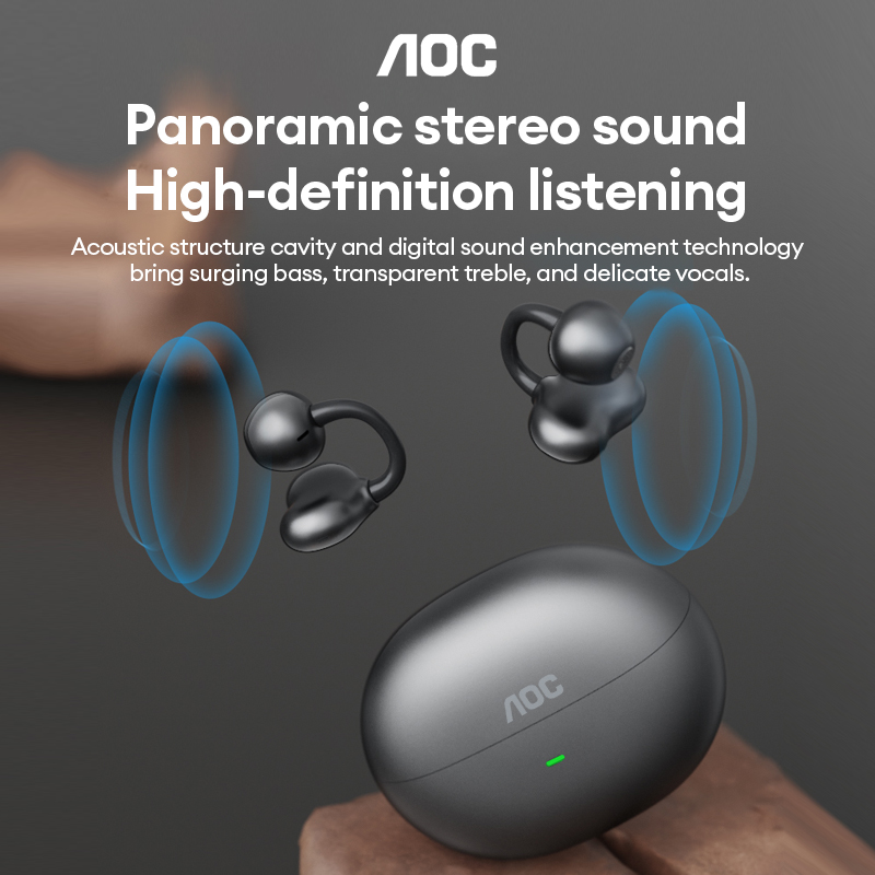 AOC ACD2544 Earbud Nirkabel Bl - Wireless Earbuds Case ulasan dan harga