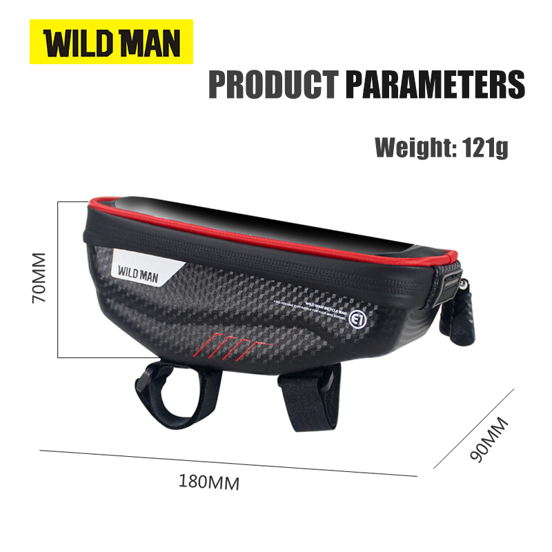 WILD MAN tas sepeda 6.0 inci,  - Youtube Phone Accessories ulasan dan harga