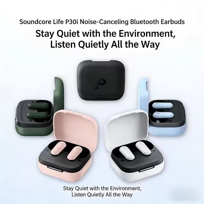 Earphone Bluetooth Anker Sound - Wireless Earbuds Case ulasan dan harga