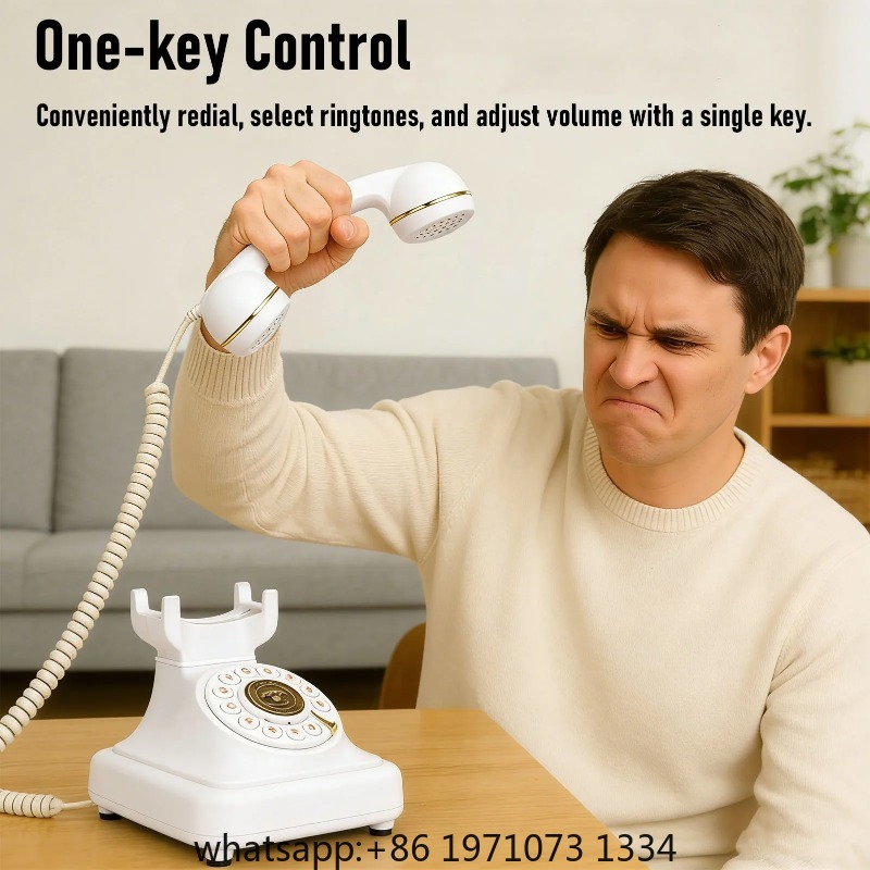 【Baru】Telepon Rumah Bluetooth  - Retro Handset Phone ulasan dan harga