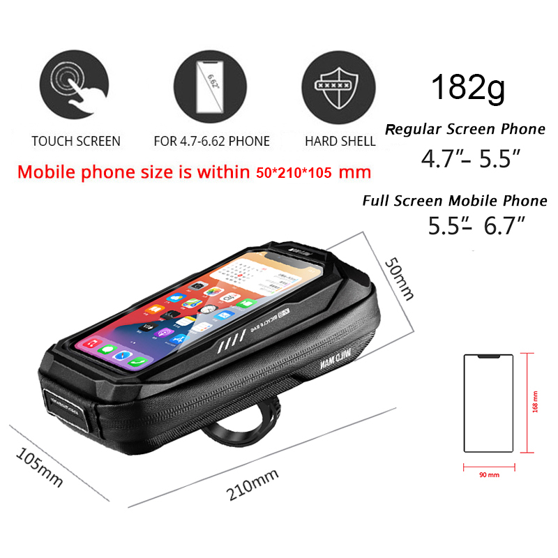Tas Tabung Atas Depan Sepeda T - Youtube Phone Accessories ulasan dan harga