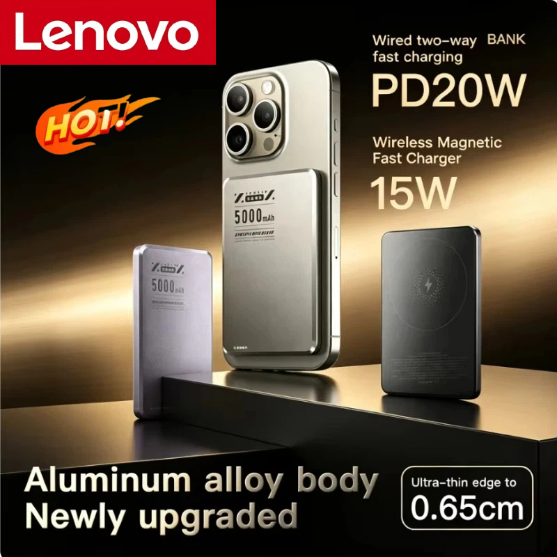 Lenovo 10000mAh Ultra Slim Mag - Power Bank Slim ulasan dan harga
