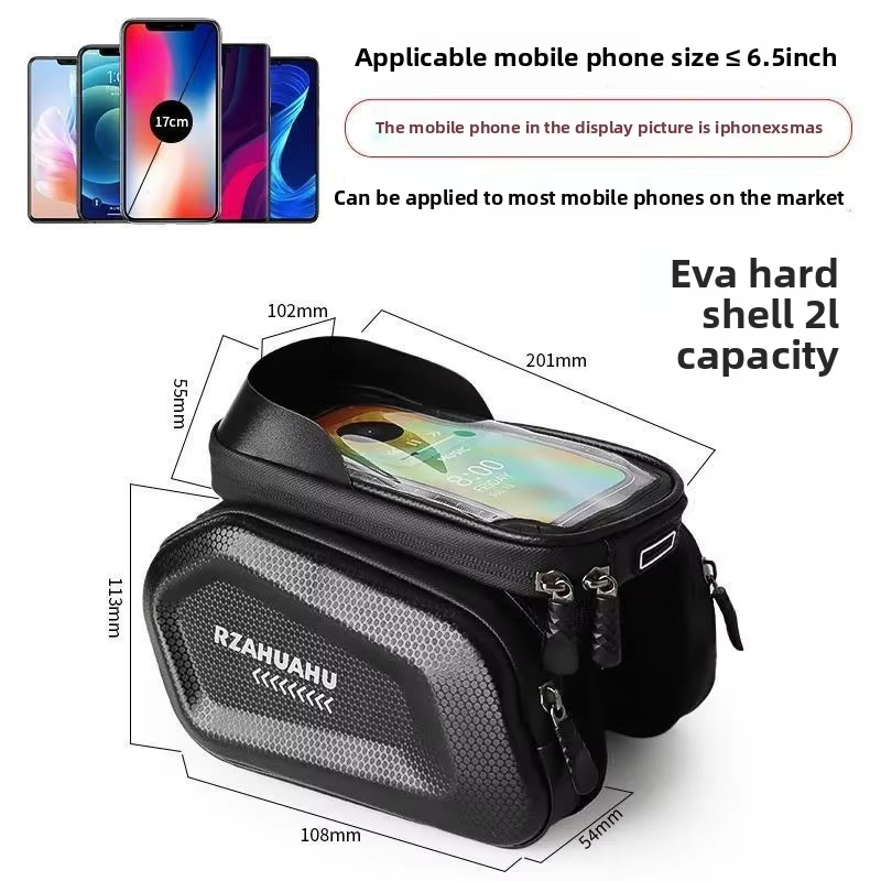Tas Sepeda, Tas Rangka Depan A - Youtube Phone Accessories ulasan dan harga