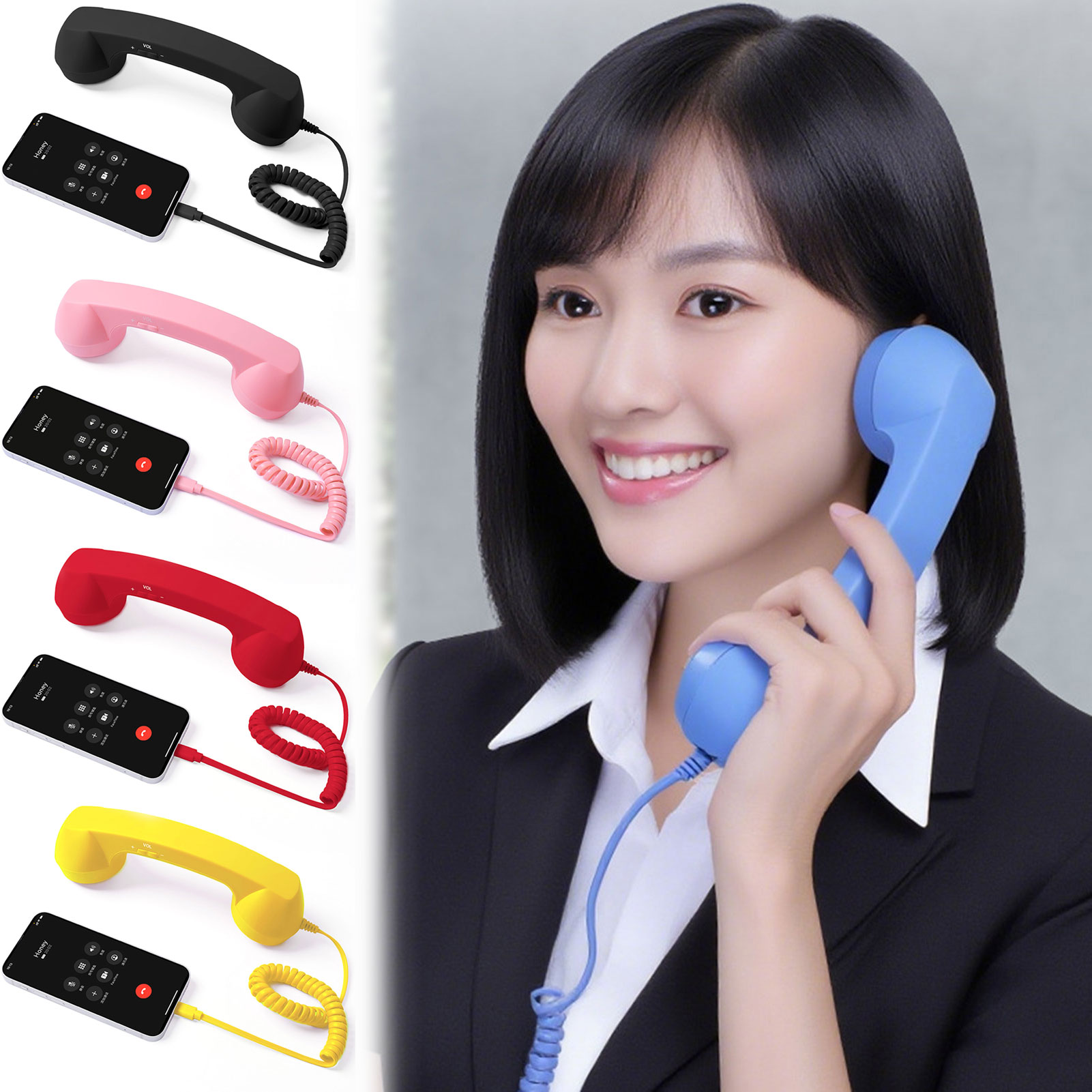 Retro Type C Telephones Handse - Retro Handset Phone ulasan dan harga