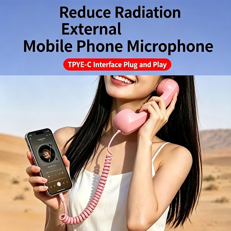 Headset Berkabel Plug and Play - Retro Handset Phone ulasan dan harga