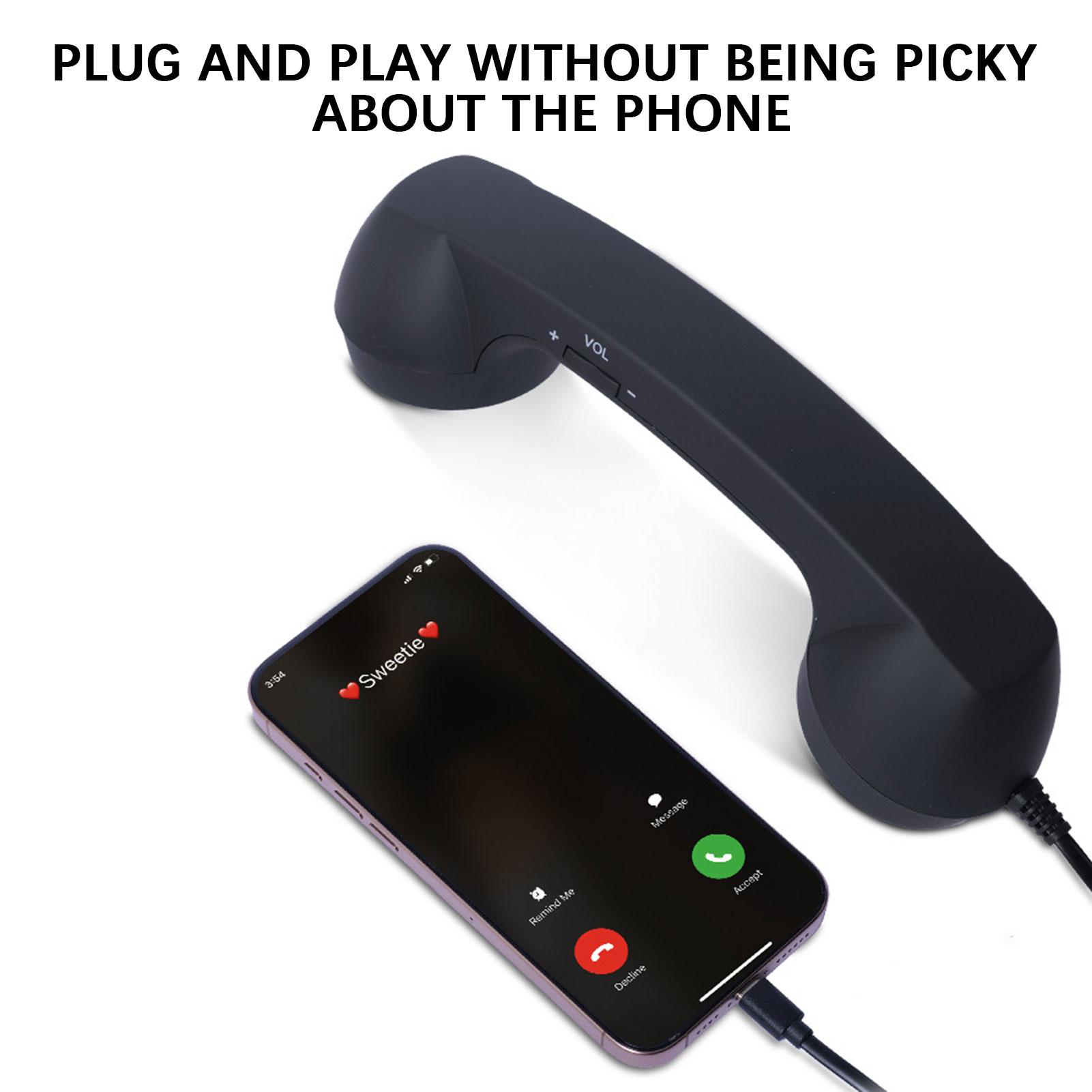 2026 Handset Ponsel Tipe-C Gay - Retro Handset Phone ulasan dan harga