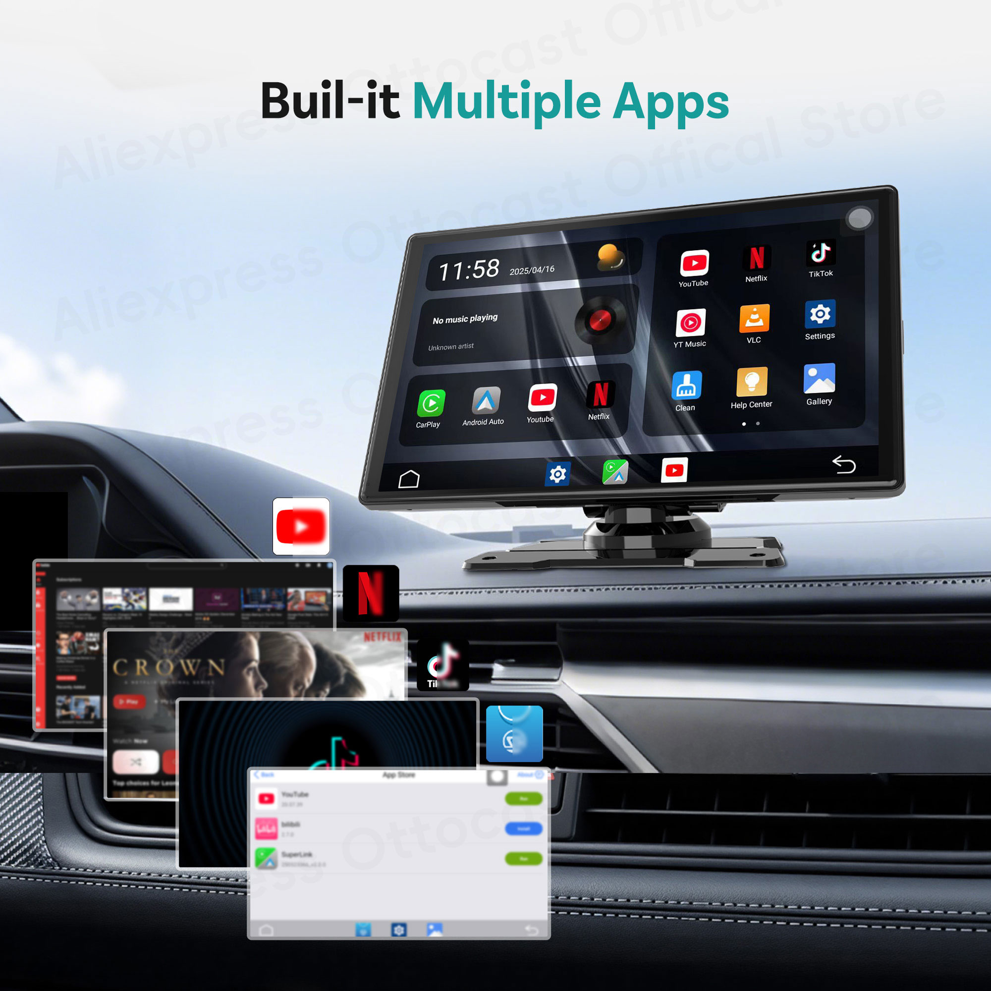 Ottocast Express Android Layar - Youtube Phone Accessories ulasan dan harga