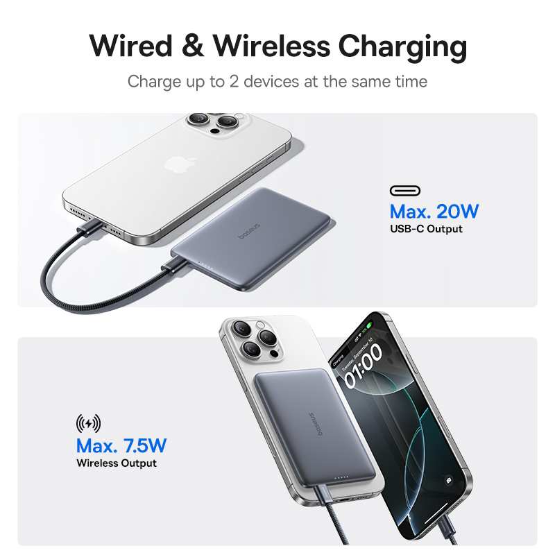 Baseus 5000mAh Magnetic Power  - Power Bank Slim ulasan dan harga