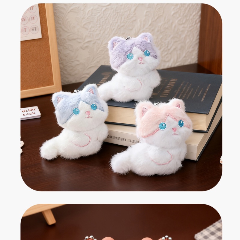   Gantungan Kunci Boneka Kucin - Phone Accessories For Car ulasan dan harga