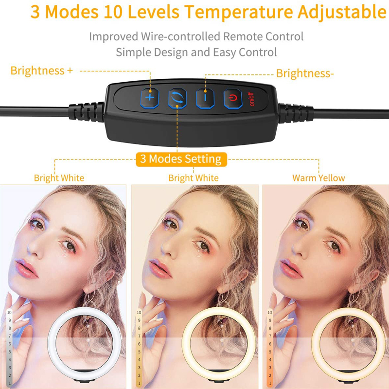 Lampu Cincin LED 16Cm 26Cm 33C - Youtube Phone Accessories ulasan dan harga