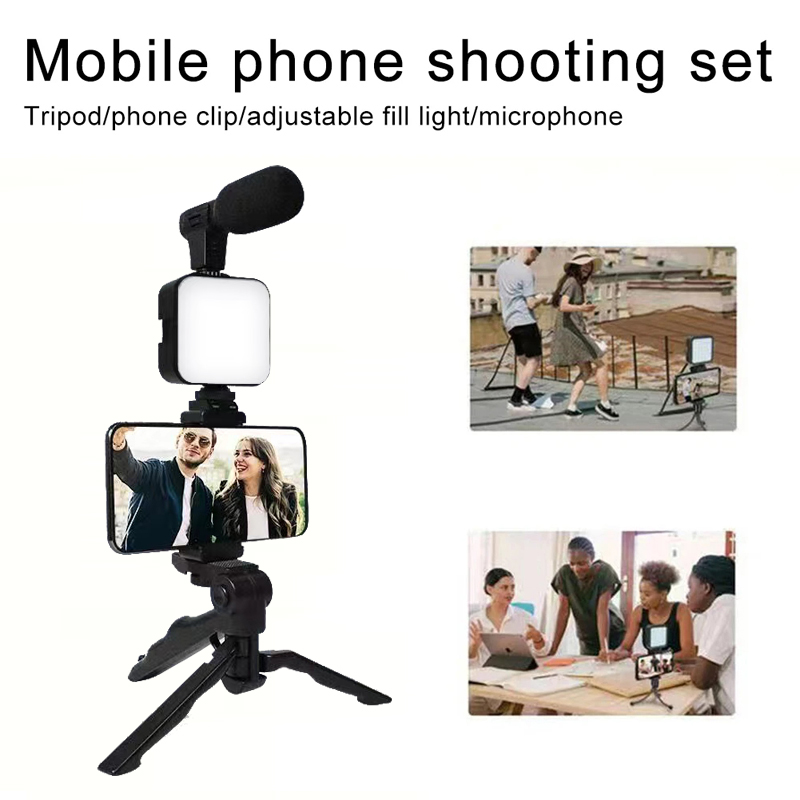Kit Vlogging Smartphone AY49 D - Youtube Phone Accessories ulasan dan harga