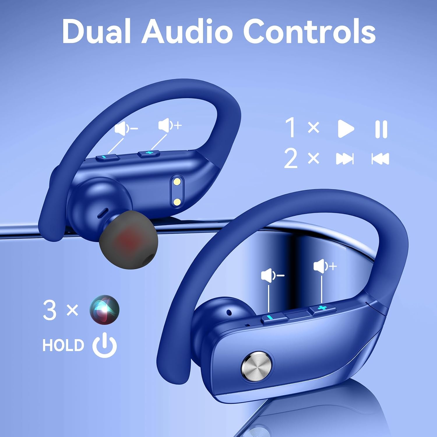 Earbud Nirkabel dengan Waktu P - Wireless Earbuds Case ulasan dan harga